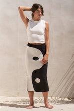 Load image into Gallery viewer, YIN &amp; YANG KNIT SKIRT