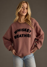 Load image into Gallery viewer, Mocha Whiskey Weather Sweatshirt