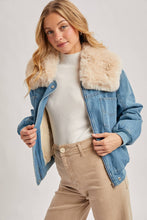 Load image into Gallery viewer, Darlin’ Denim Bomber