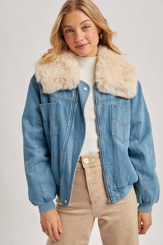 Darlin’ Denim Bomber
