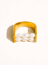 Load image into Gallery viewer, Oceano Non-Tarnish Beaded Pearl Ring