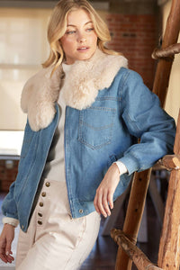 Darlin’ Denim Bomber