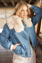 Load image into Gallery viewer, Darlin’ Denim Bomber