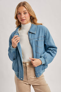 Darlin’ Denim Bomber