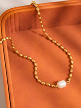 Load image into Gallery viewer, Belle Non-Tarnish Necklace with Pearl