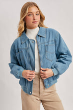 Load image into Gallery viewer, Darlin’ Denim Bomber