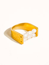 Load image into Gallery viewer, Oceano Non-Tarnish Beaded Pearl Ring