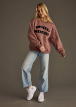 Load image into Gallery viewer, Mocha Whiskey Weather Sweatshirt