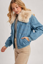 Load image into Gallery viewer, Darlin’ Denim Bomber
