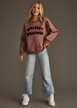 Load image into Gallery viewer, Mocha Whiskey Weather Sweatshirt