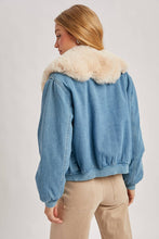 Load image into Gallery viewer, Darlin’ Denim Bomber