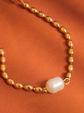 Load image into Gallery viewer, Belle Non-Tarnish Necklace with Pearl