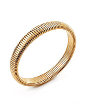 Load image into Gallery viewer, Baia Thin Coil Bangle Bracelet in GOLD