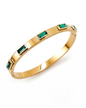 Load image into Gallery viewer, Belinda Gold Emerald Jewel Bracelet