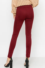 Load image into Gallery viewer, Holly Berry Panel Leggings in Wino - Final Sale